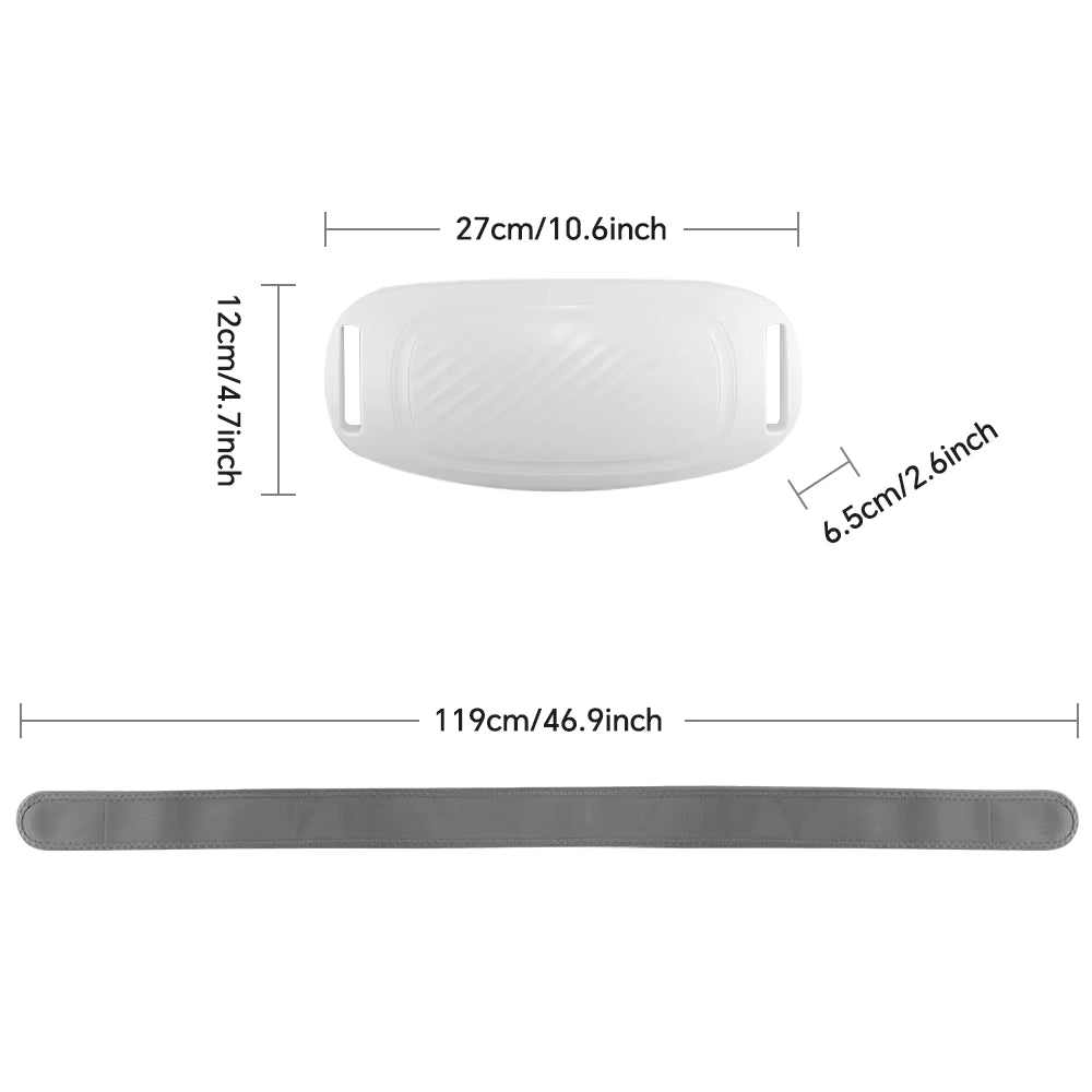 Cordless Heated Kneading Massage Belt for Belly, Waist, Back & Legs