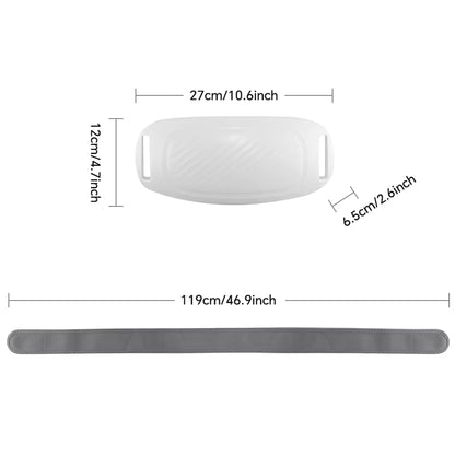 Cordless Heated Kneading Massage Belt for Belly, Waist, Back & Legs